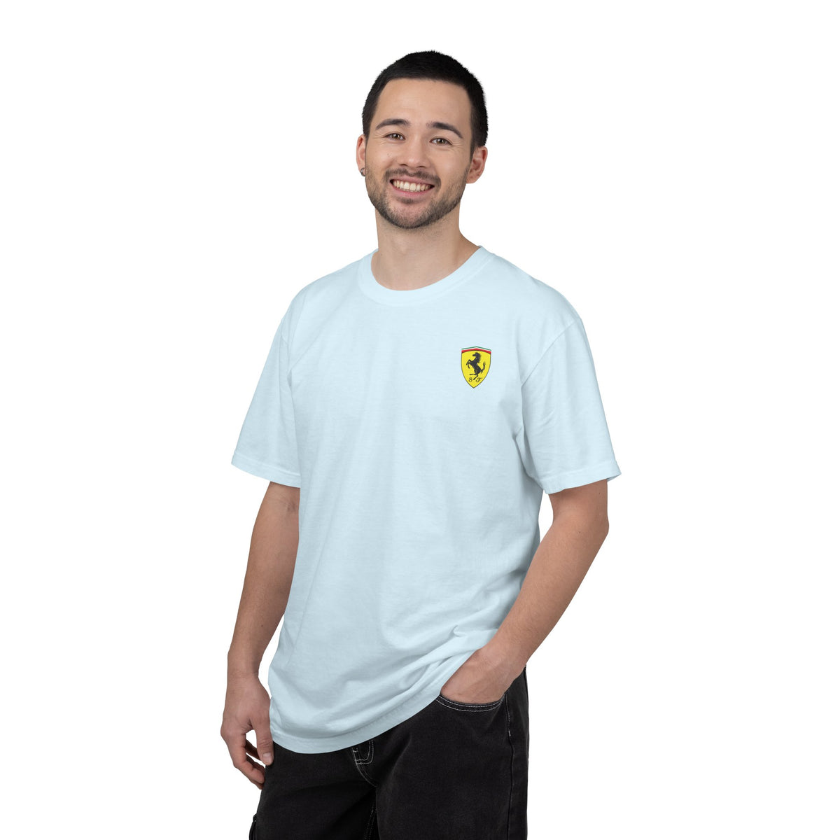 Ferrari Photo Tee | Luxury Graphic T-Shirt