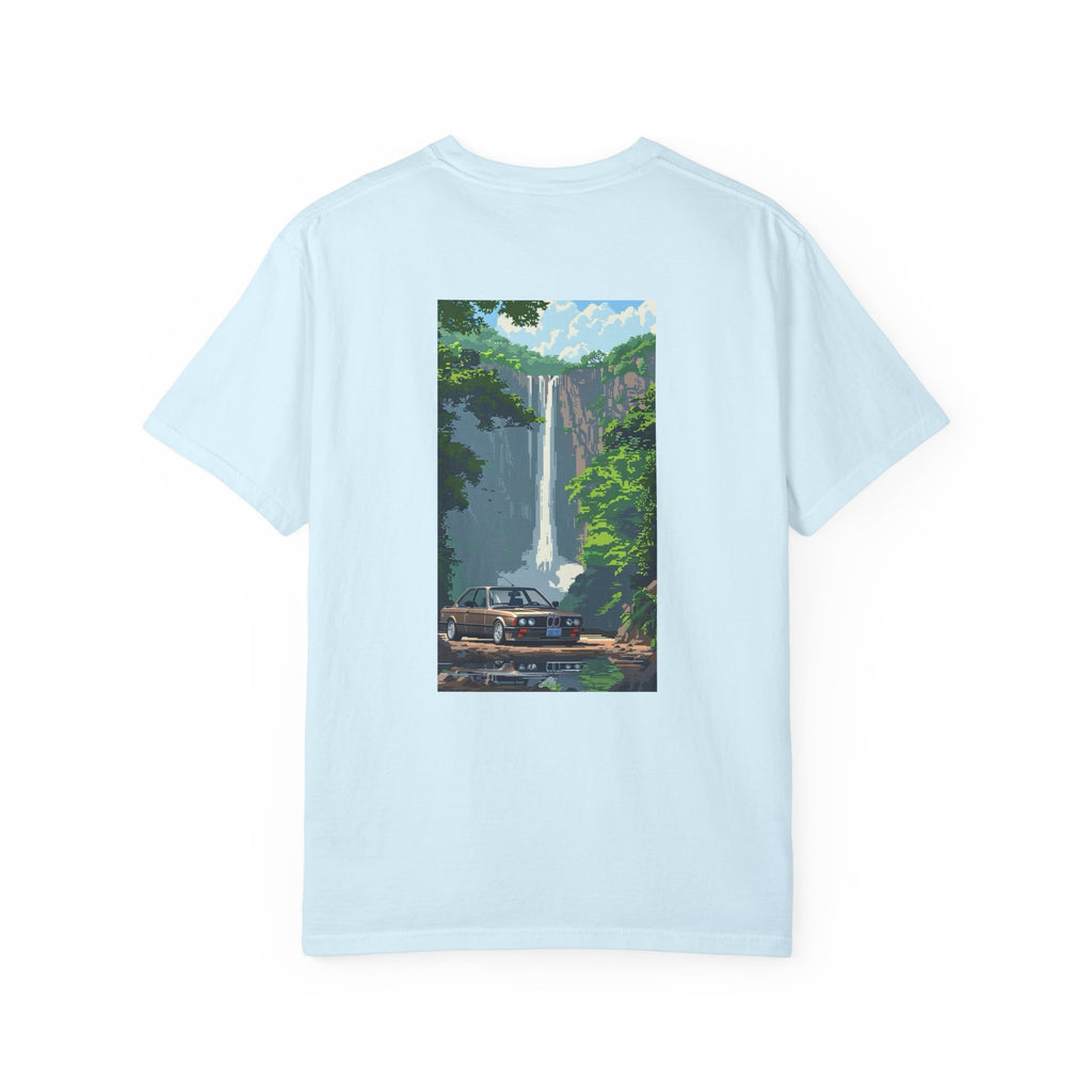 BMW Vintage Graphic Tee | Scenic Waterfall Beach