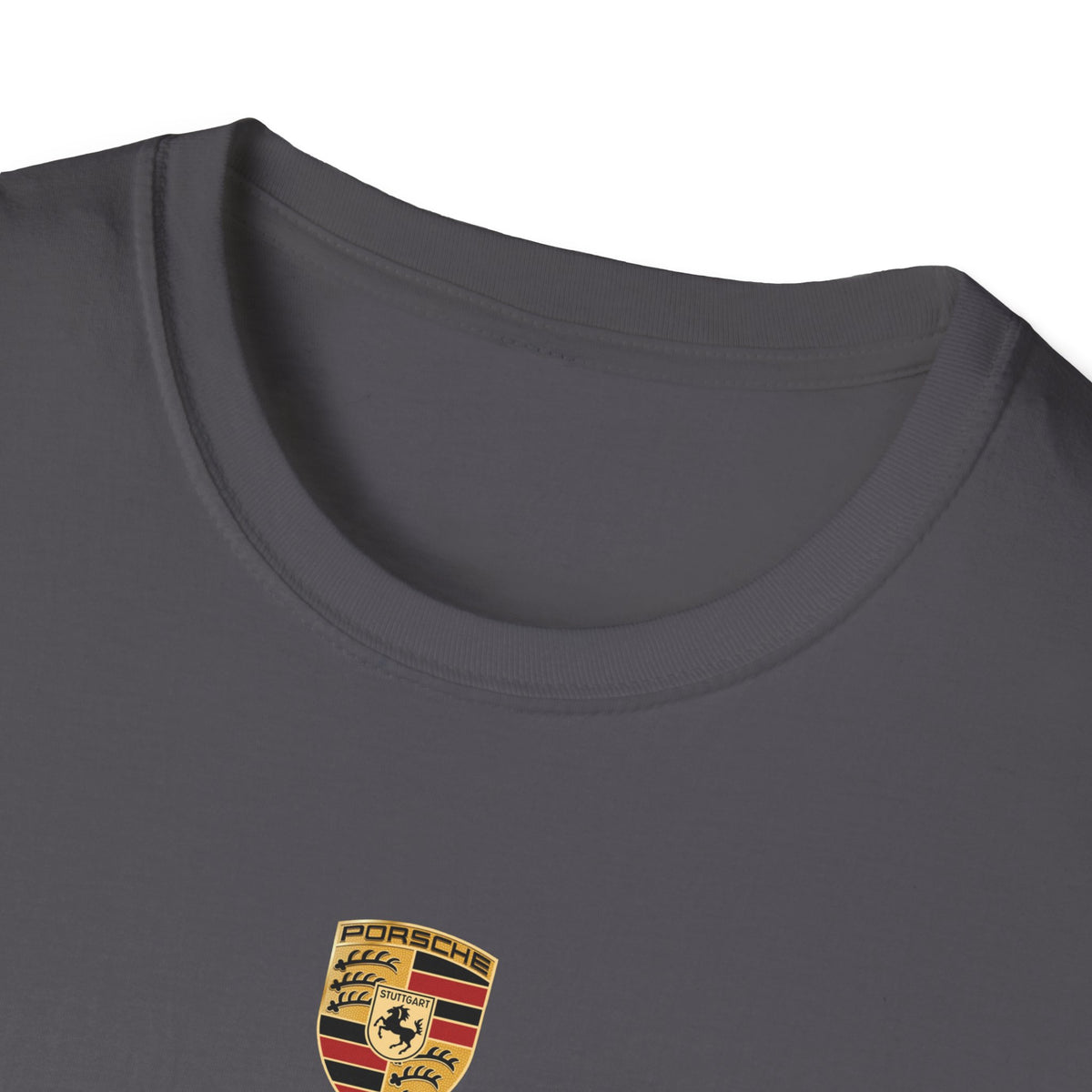 Vintage Coastal Porsche Print Tee | Mediterranean Harbour Scene)