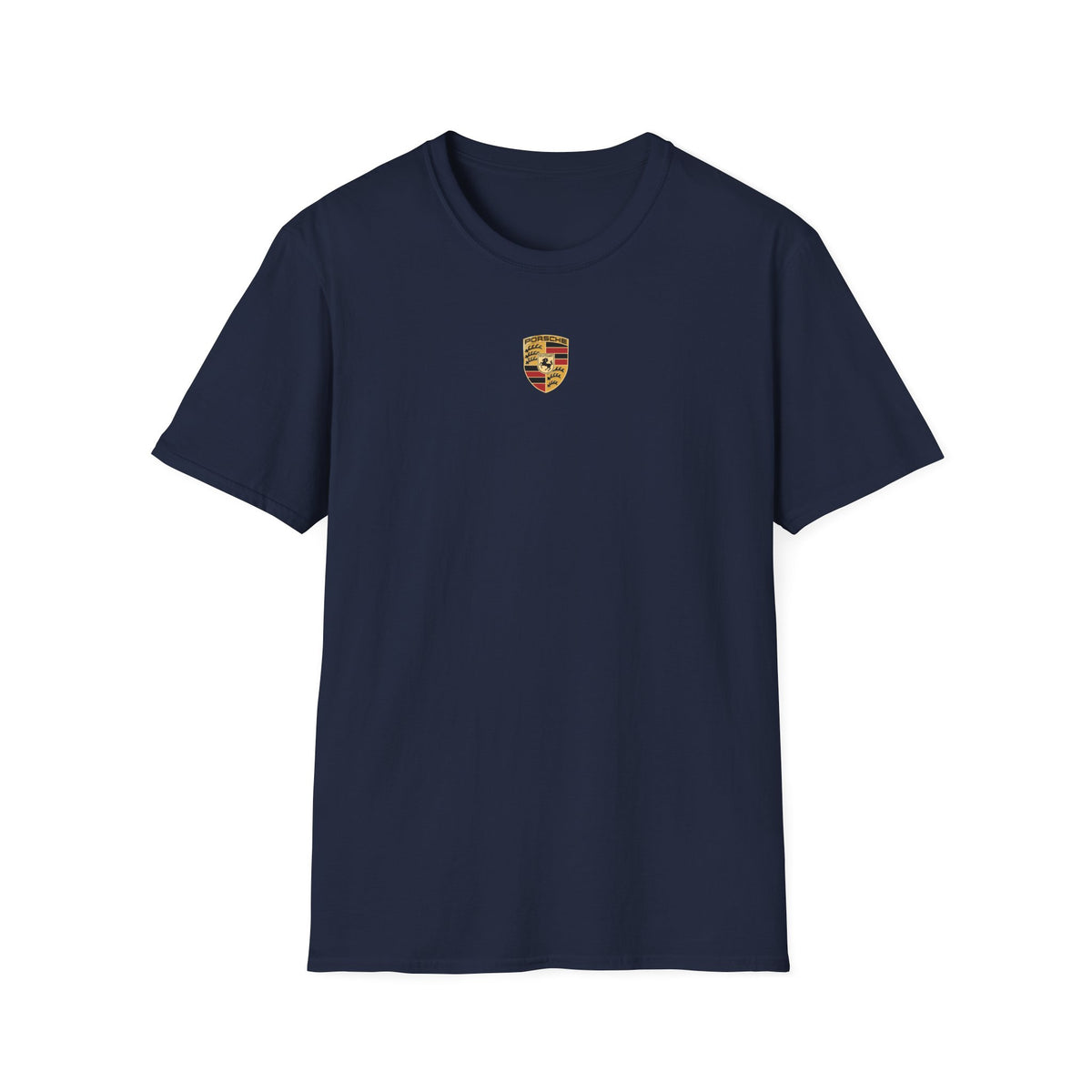 Vintage Coastal Porsche Print Tee | Mediterranean Harbour Scene)
