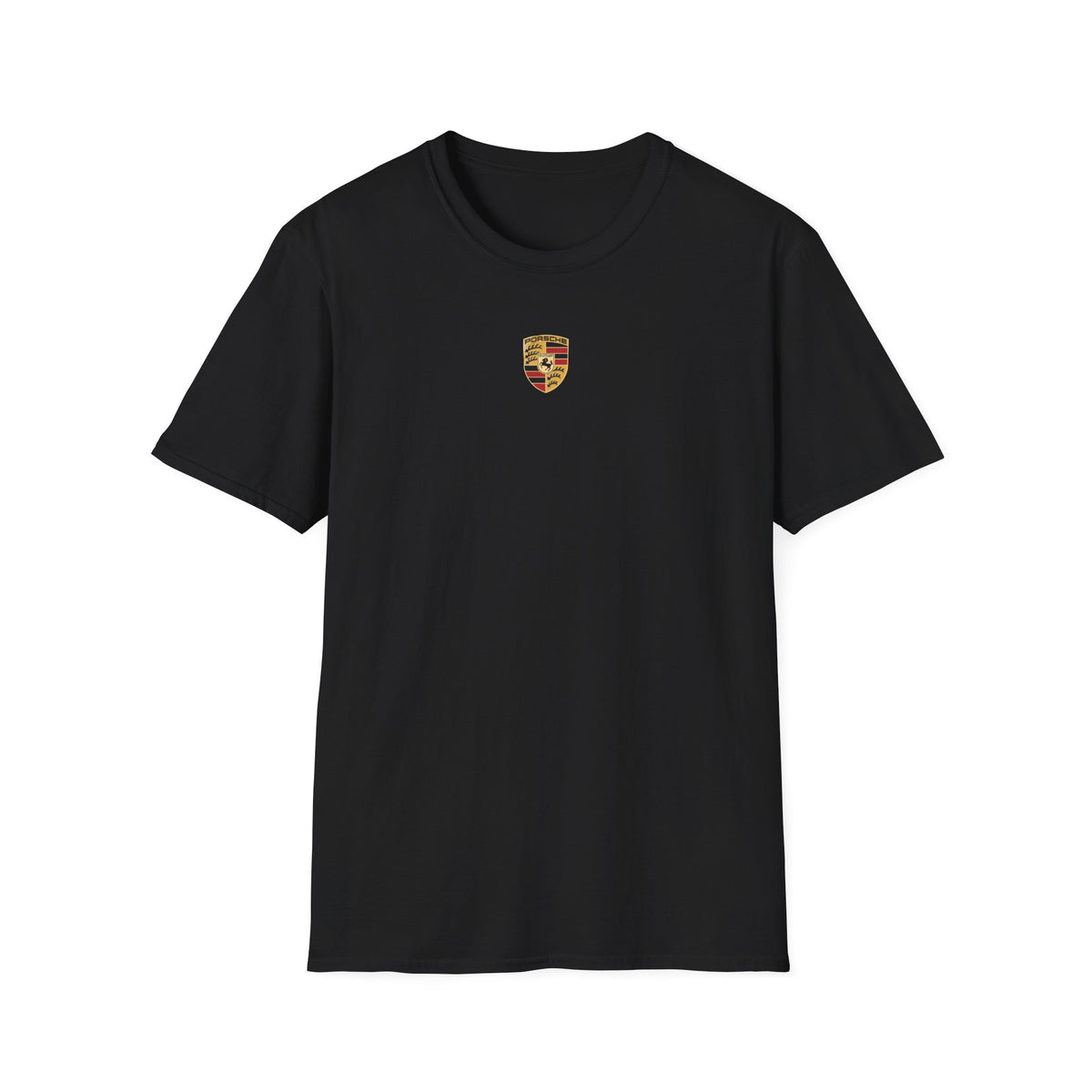 Vintage Coastal Porsche Print Tee | Mediterranean Harbour Scene)