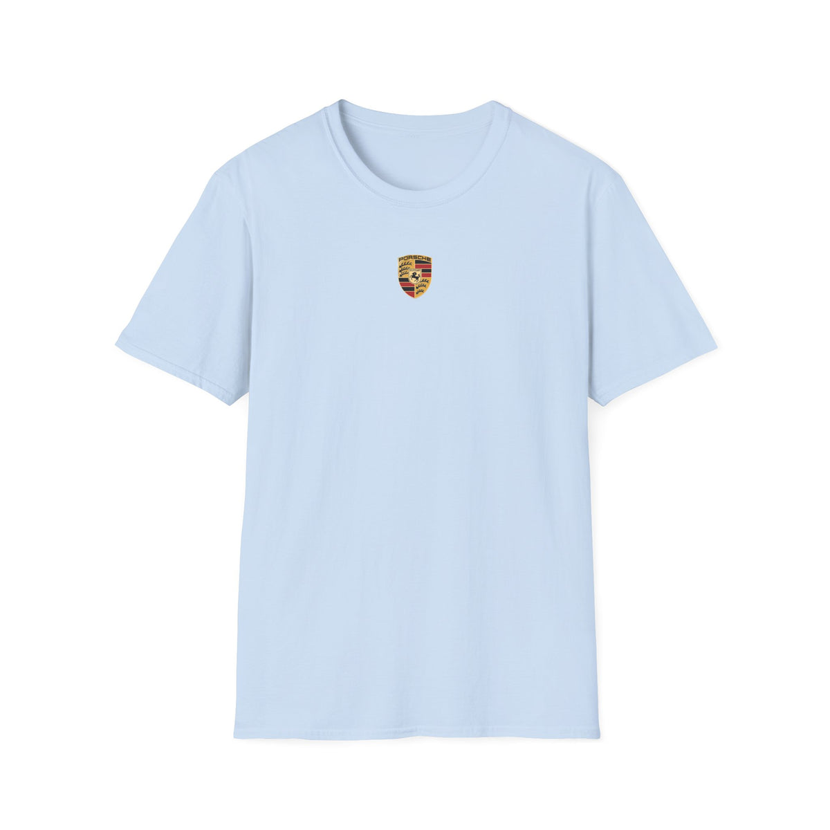 Vintage Coastal Porsche Print Tee | Mediterranean Harbour Scene)