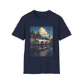 Vintage BMW Car T-Shirt | Retro Sunset Street Scene