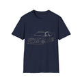 Classic Car Sketch T-Shirt | Car Outline Tee