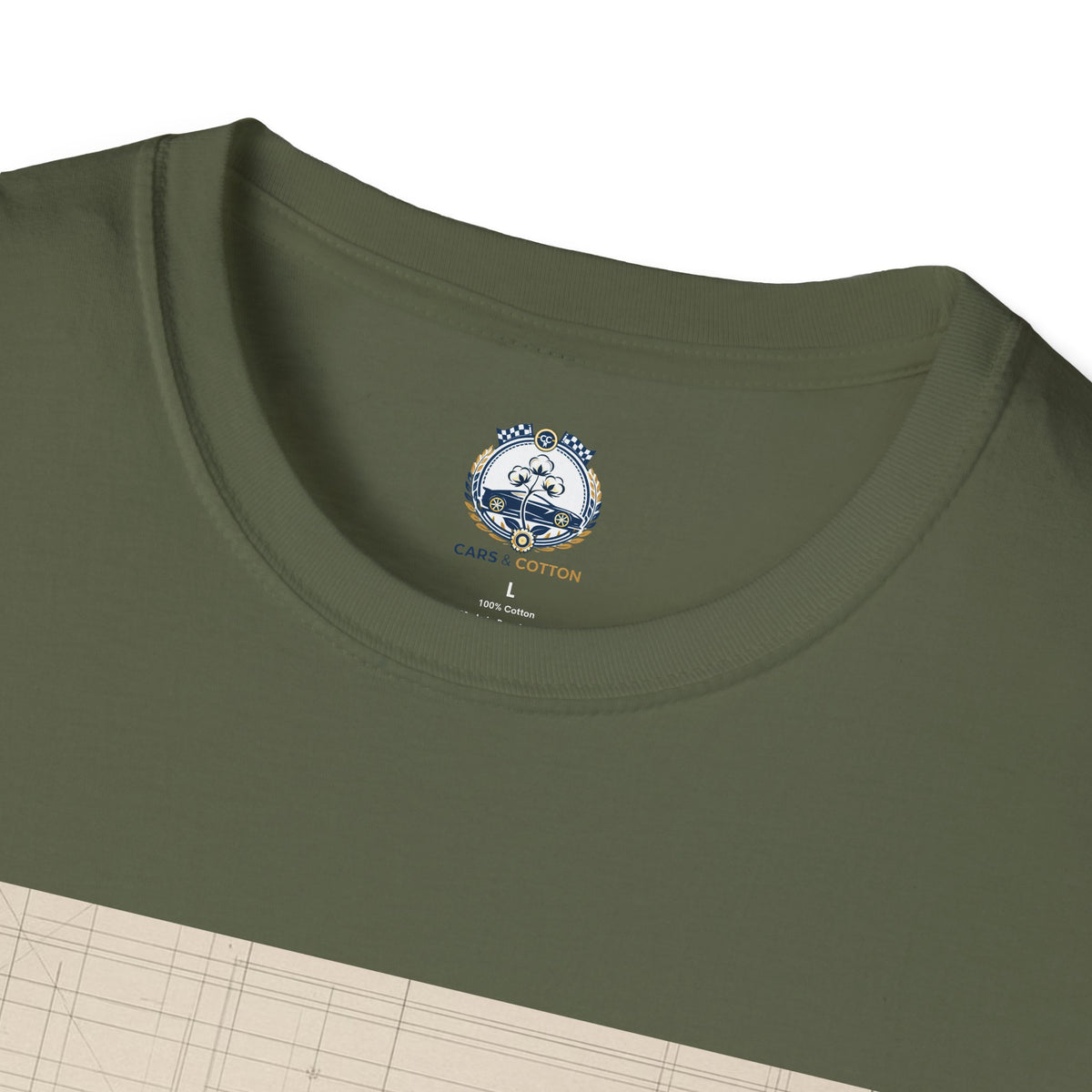 Vintage Porsche 911 | Blueprint Sketch Tee