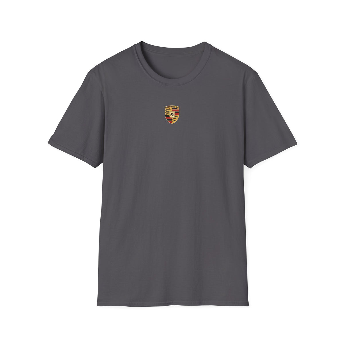 Vintage Coastal Porsche Print Tee | Mediterranean Harbour Scene)