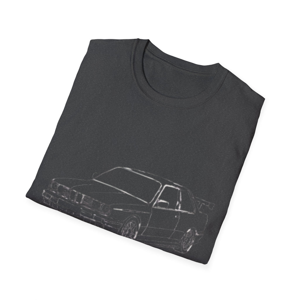 Classic Car Sketch T-Shirt | Car Outline Tee