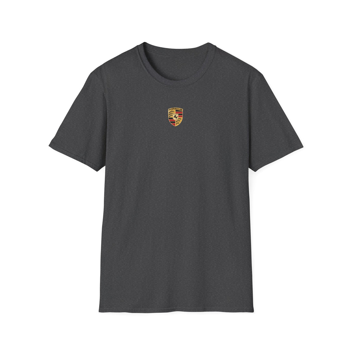 Vintage Coastal Porsche Print Tee | Mediterranean Harbour Scene)