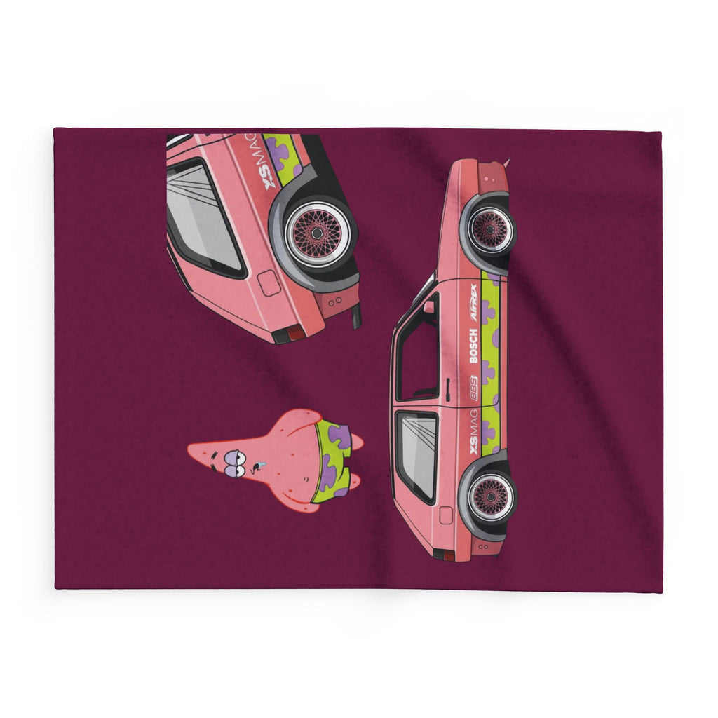 Mk3 Golf GTI Blanket | Patrick SpongeBob Design Pink