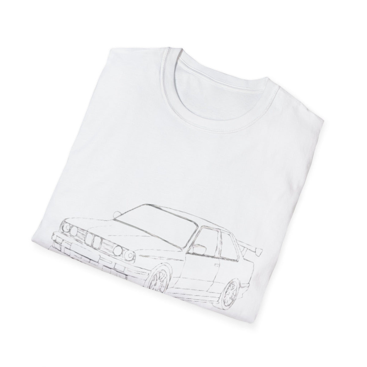 Classic Car Sketch T-Shirt | Car Outline Tee