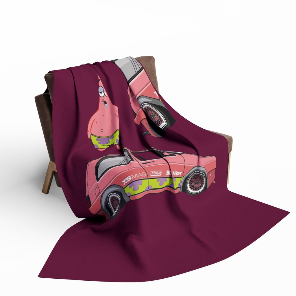 Mk3 Golf GTI Blanket | Patrick SpongeBob Design Pink