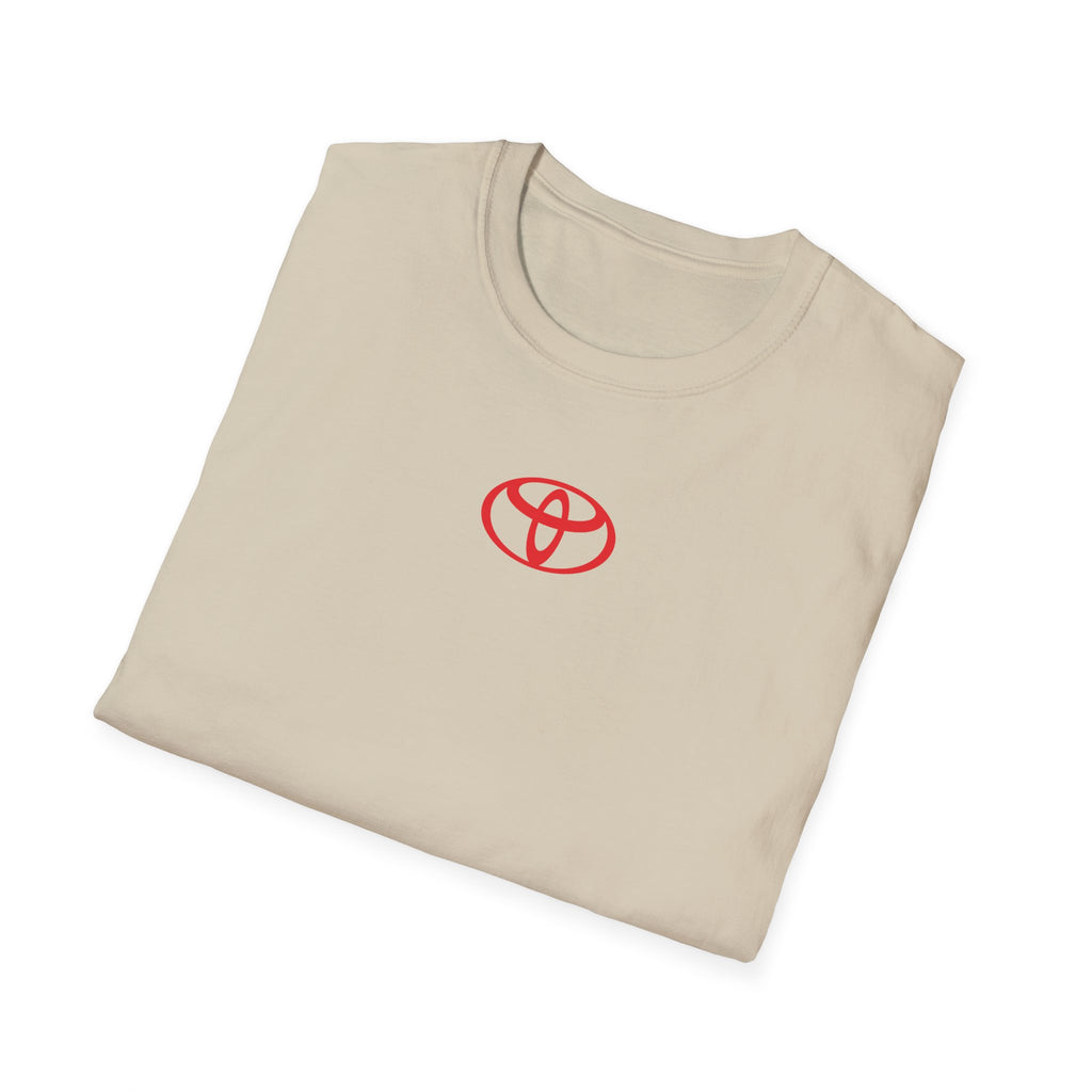 Coastal Drive Graphic Toyota T-Shirt — Sunset Sports Car Beach Scene